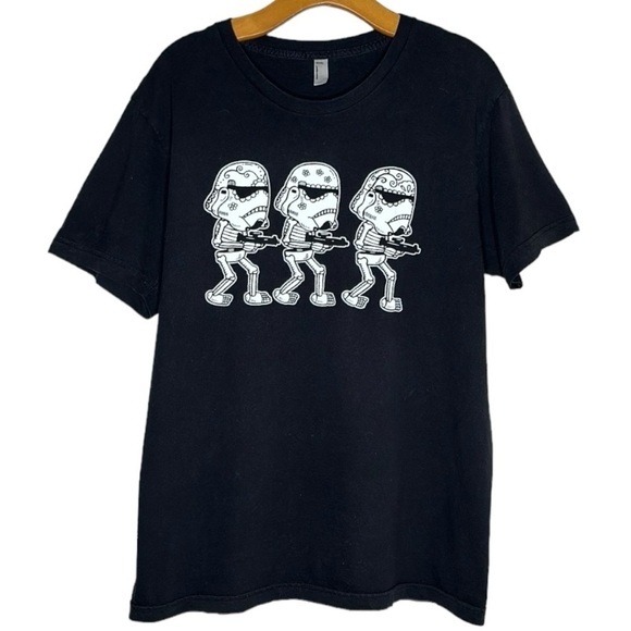 Star Wars Storm Troopers Tee Sugar Skull Star Wars Halloween Dia De Los Muertos - Picture 1 of 6